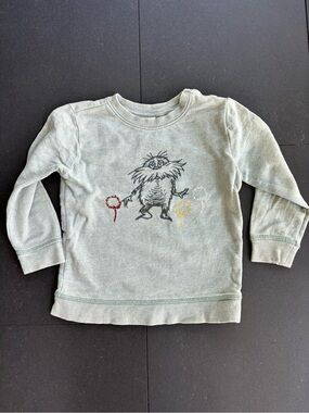 Hanna Andersson The Lorax organic cotton sweatshirt, 3T
